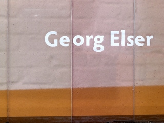 Abbildung des Wettbewerbsbeitrag "Denkzeichen für Georg Elser in Berlin" aus dem Jahr 2010