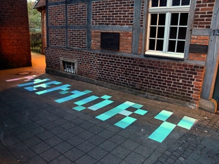 Abbildung der Lichtinstallation "Memory" aus dem Jahr 2010