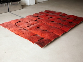 Bildliche Darstellung der Klangskulptur mit dem Titel "Teppich" aus dem Jahr 2012