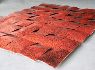 Bildliche Darstellung der Klangskulptur mit dem Titel "Teppich" aus dem Jahr 2012