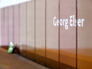 Abbildung des Wettbewerbsbeitrag "Denkzeichen für Georg Elser in Berlin" aus dem Jahr 2010